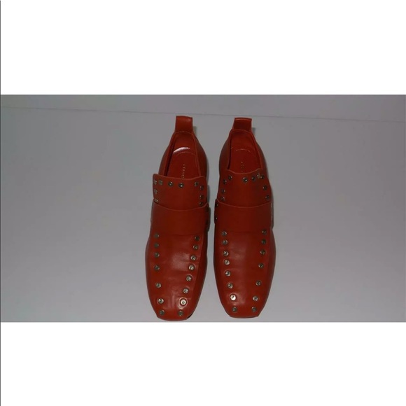 CELINE SOFT LEATHER PUMP 70 STUD DETAIL LOAFERS - Picture 9 of 11